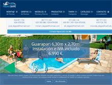 Tablet Screenshot of piscinasdepoliestereconomicas.com